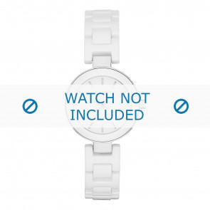 DKNY bracelet de montre NY2354 Céramique Blanc 8mm