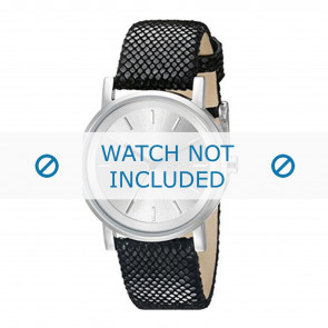 Bracelet de montre DKNY NY2435 Cuir Noir 18mm