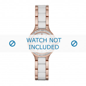 DKNY bracelet de montre NY2496 Céramique Blanc 8mm