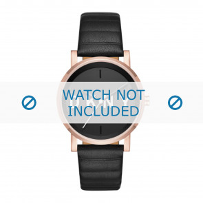 Bracelet de montre DKNY NY2633 Cuir Noir 18mm