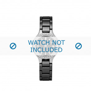 DKNY bracelet de montre NY4980 Céramique Noir 8mm