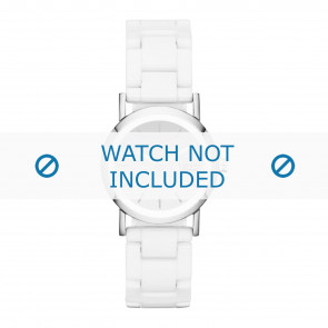 DKNY bracelet de montre NY8895 Céramique Blanc