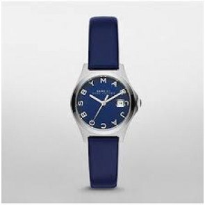 Bracelet de montre Marc by Marc Jacobs MJ8671 Cuir Bleu 14mm