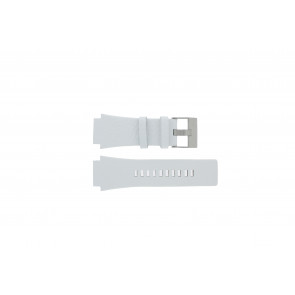 Bracelet de montre Diesel DZ1449 Cuir Blanc 25mm