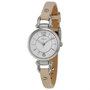Bracelet de montre Fossil ES3808 Cuir Beige 7mm