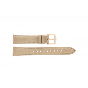 Bracelet de montre Fossil ES4007 Cuir Beige 16mm