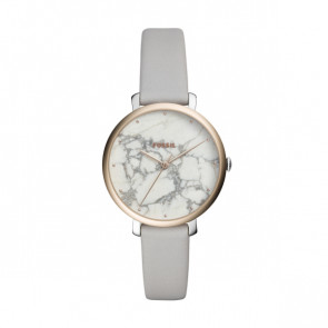 Bracelet de montre Fossil ES4377 Cuir Gris 14mm