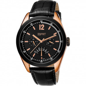 Bracelet de montre Esprit ES102831-004 Cuir Noir 22mm