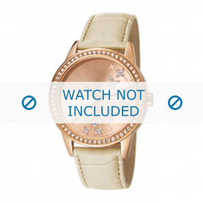 Bracelet de montre Esprit ES107302002-40L Cuir Beige 18mm