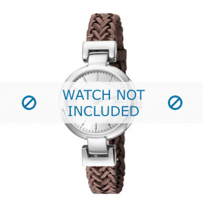 Bracelet de montre Esprit ES107632008 Cuir Brun 10mm