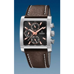 Bracelet de montre Festina F20424-4 / F20424-5 Cuir Brun