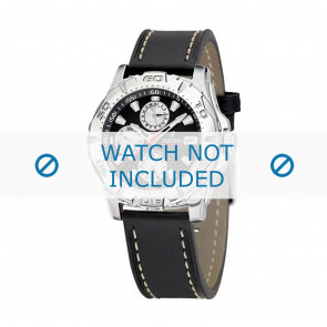 Bracelet de montre Festina F16243-1 / F16243-6 / F16243-9 / F16169 Cuir Noir 21mm