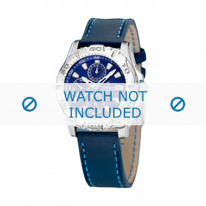 Bracelet de montre Festina F16243-7 Cuir Bleu 21mm