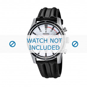 Bracelet de montre Festina F16874-1 Cuir Noir 24mm