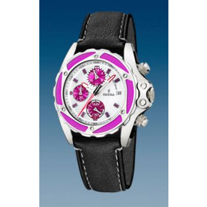 Bracelet de montre Festina F16274.8 Cuir Noir