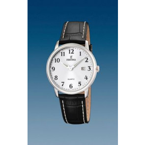 Bracelet de montre Festina F16517-1 Cuir Noir 17mm