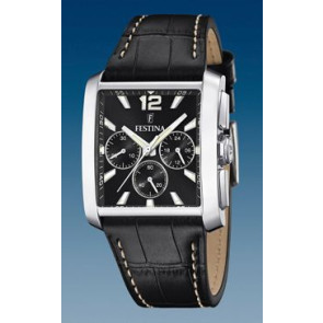 Bracelet de montre Festina F20636/4 Cuir Noir 28mm