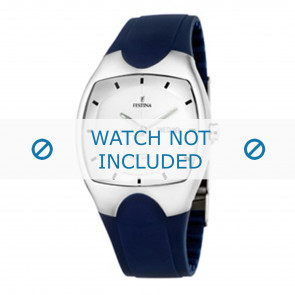 Festina bracelet de montre F16046.1 / F16046.2 / F16046.3 Plastique Bleu 20mm