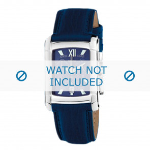 Festina bracelet de montre F16101-3 Cuir Bleu + coutures  bleues