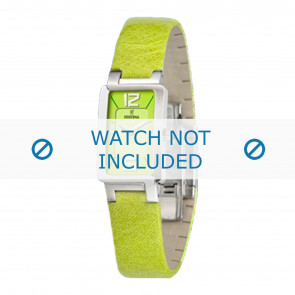 Festina bracelet de montre F16218-4 Cuir Vert clair