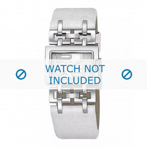 Bracelet de montre Festina F16303-1 Cuir Blanc 26mm