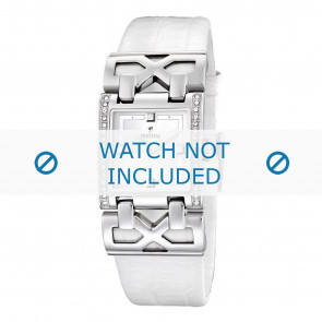 Festina bracelet de montre F16465-1 / F16465-4 Cuir Blanc