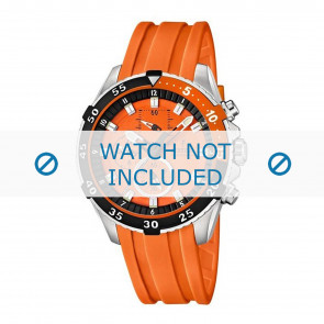 Bracelet de montre Festina F16604-3 Caoutchouc Orange 22mm
