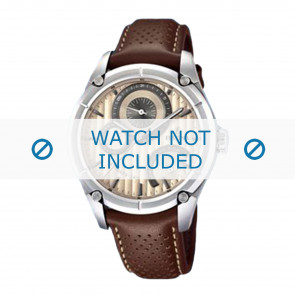 Bracelet de montre Festina F16767-6 Cuir Brun 21mm