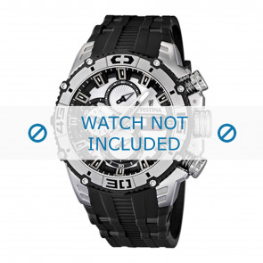 Bracelet de montre Festina F16600 / F16601 Caoutchouc Noir 23mm