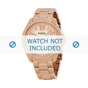 Bracelet de montre Fossil AM4483 Acier Rosé 9mm