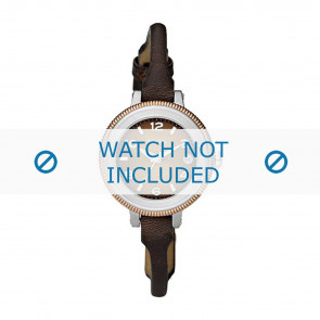 Fossil bracelet de montre AM4353  Cuir Brun 8mm