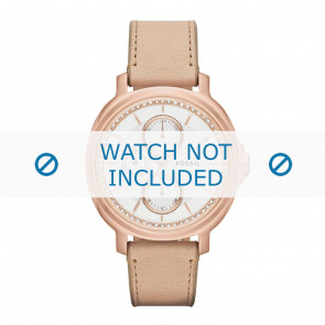 Fossil bracelet de montre ES3358 Cuir Beige 18mm + coutures défaut
