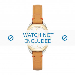 Fossil bracelet de montre ES3558 Cuir Cognac + coutures défaut