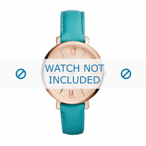 Bracelet de montre Fossil ES3736 Cuir Turquoise 14mm