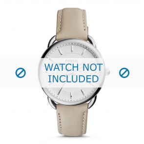 Bracelet de montre Fossil ES3806 Cuir Beige 16mm