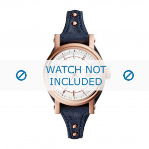 Bracelet de montre Fossil ES3909 Cuir Bleu 14mm