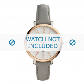 Bracelet de montre Fossil ES4032 Cuir Gris 14mm