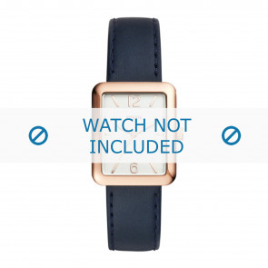 Bracelet de montre Fossil ES4158 Cuir Bleu 18mm