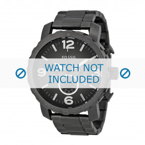 Bracelet de montre Fossil JR1437 / 134xxxx Acier Gris 24mm