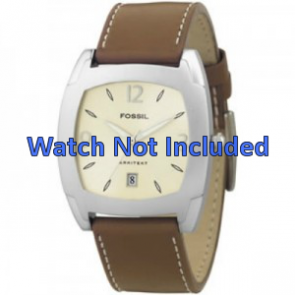 Bracelet de montre Fossil FS2969 Cuir Cognac 22mm