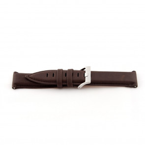 Bracelet de montre en cuir brun 22mm EX-G119
