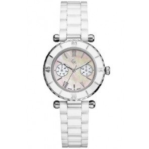 Guess bracelet de montre GC35003L Céramique Blanc