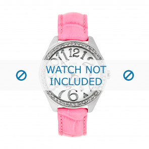 Guess bracelet de montre W11130L1 Cuir Rose 22mm + coutures défaut