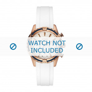 Guess bracelet de montre W0562L1 / U0562L1 Silicone Blanc