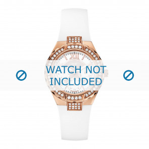 Guess bracelet de montre W0300L2 Silicone Blanc 21mm