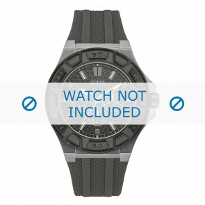 Guess bracelet de montre W0674G8 Caoutchouc Noir 17mm
