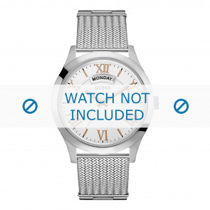 Guess bracelet de montre W0923G1 Metropolitan Métal Argent 22mm