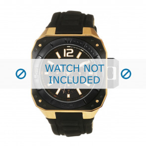 Guess bracelet de montre W20011G1 Cuir Noir 16mm
