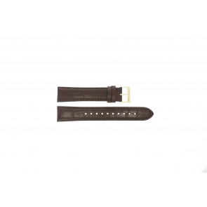 Bracelet de montre Hugo Boss HB-334-1-34-3114 / HB1513640 / HB659302886 Cuir Brun 20mm