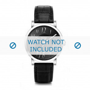 Bracelet de montre Hugo Boss 659302002 / HB-19-1-14-2002 / HB1512175 / HB1512176 / HB1512008 Cuir Noir 21mm
